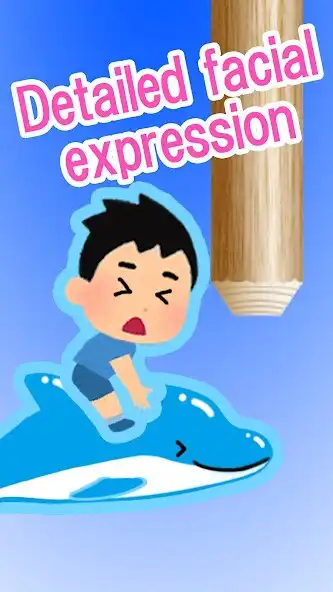 Play Sky Dolphin  Me [Simple side-scrolling 2D game] as an online game Sky Dolphin  Me [Simple side-scrolling 2D game] with UptoPlay